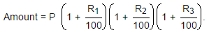 varying interest rate compound interest formula