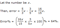 Percentage Questions and Answers