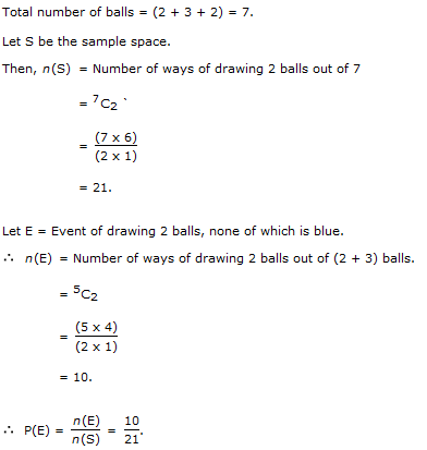 Probability Questions and Answers