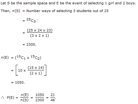 Probability Questions and Answers